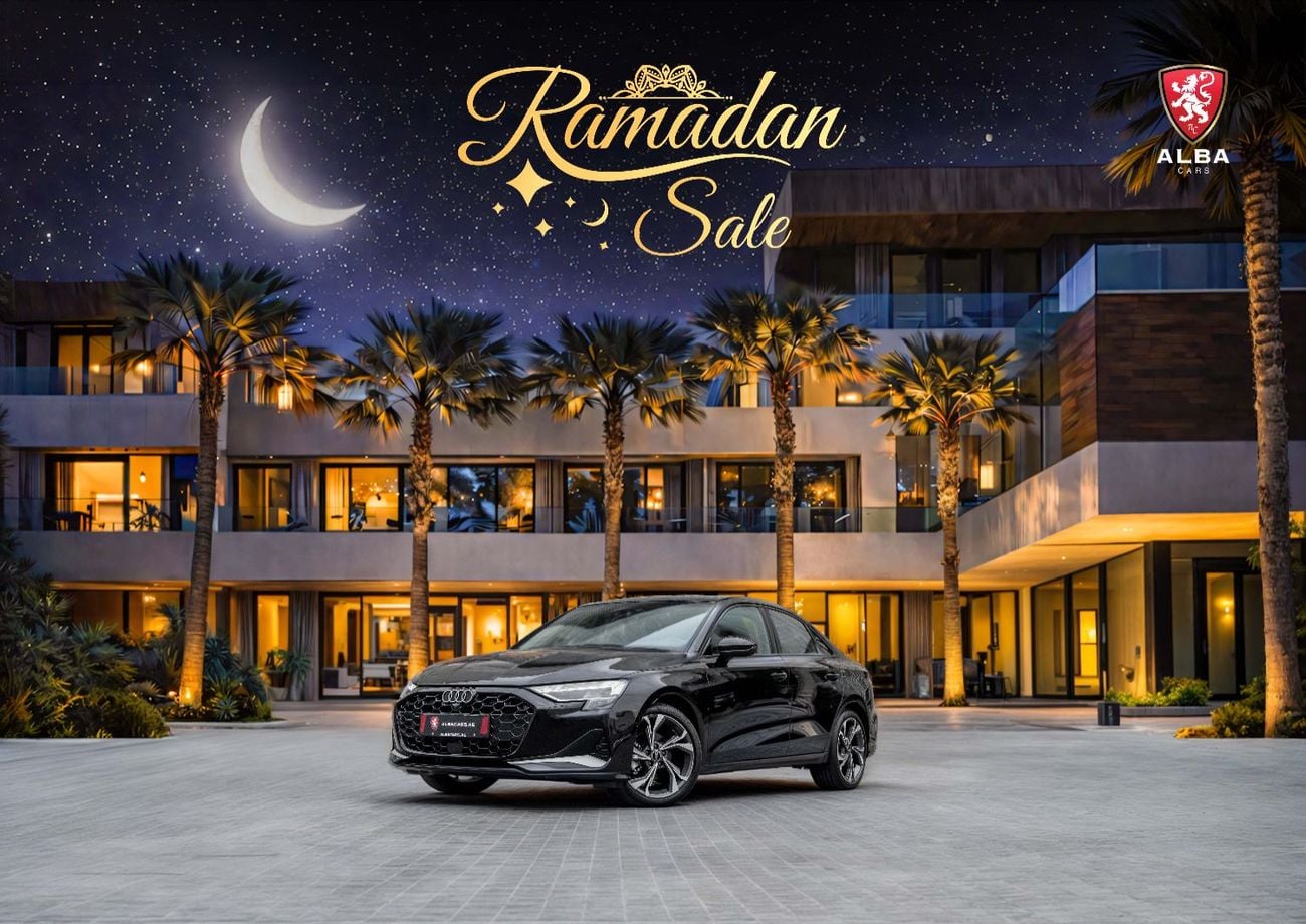 أودي A3 A3 Advanced 35 TFSI | 3,251 P.M | 0% Downpayment | A3 ADVANCED | BRAND NEW | WARRANTY! | Ramadan Off