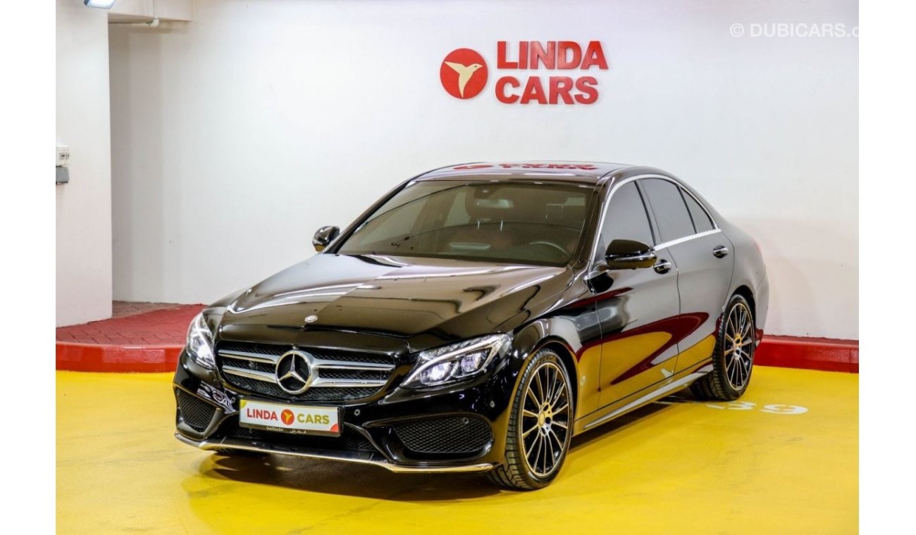 مرسيدس بنز C200 Mercedes Benz C200 AMG 2017 GCC under Agency Warranty with Flexible Down-Payment.