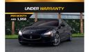 Maserati Quattroporte Std | 1,958 P.M  | 0% Downpayment | Under Warranty!