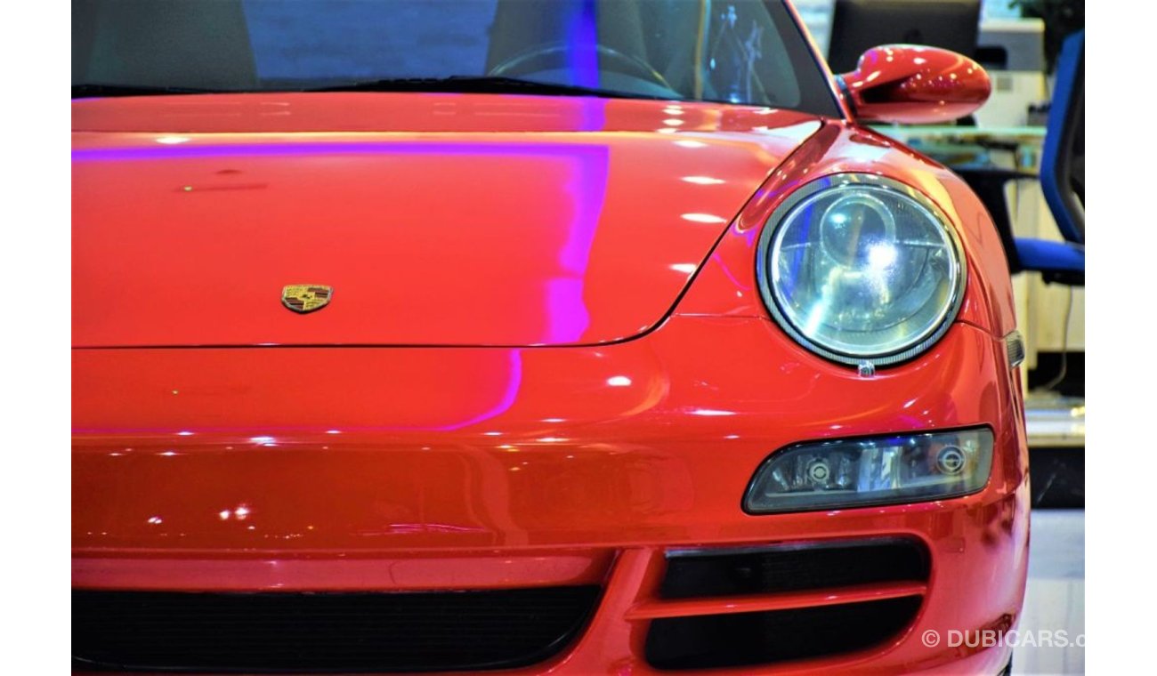 بورش 911 AMAZING Porsche Carrera 2005 Model! in Red Color! GCC Specs