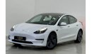 Tesla Model 3 2023 Tesla Model 3, Long Range Enhanced Autopilot, Tesla Warranty, GCC