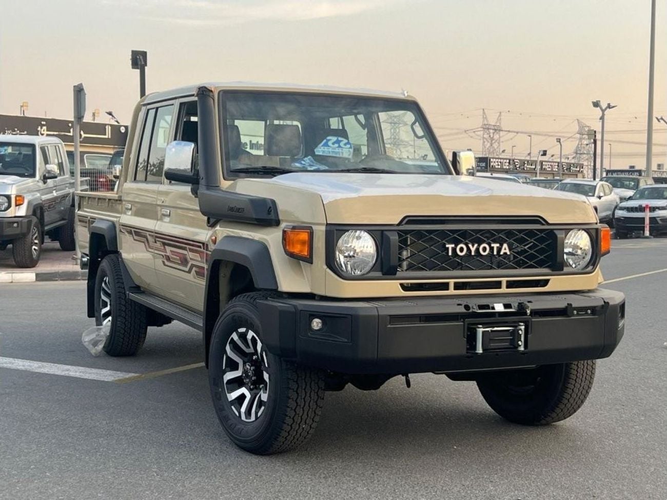 تويوتا لاند كروزر بيك آب EXPORT ONLY - LC79 Double cabin Full option- 4.0 Automatic