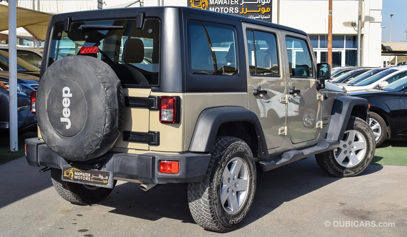 Jeep Wrangler Sport Unlimited Agency Warranty Full Service History GCC