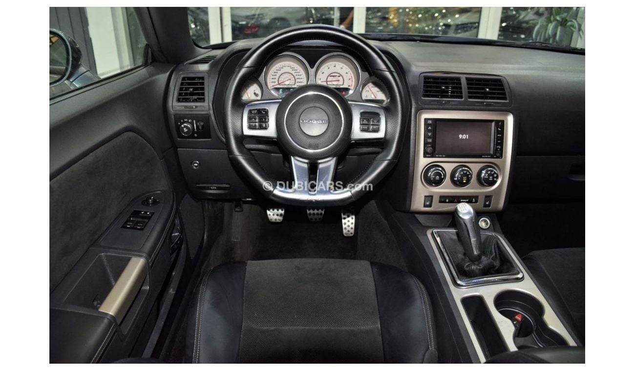 Dodge Challenger SRT8 EXCELLENT DEAL for our Dodge Challenger SRT 392HEMI ( 2012 Model ) in Grey Color GCC Specs
