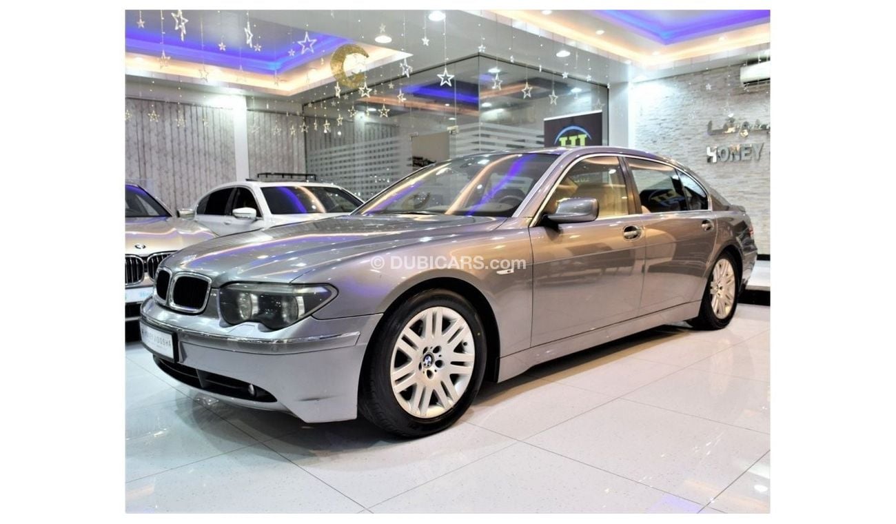 بي أم دبليو 735 VERY LOW MILEAGE! 61,000KM BMW 735Li 2003 Model!! in Grey Color! GCC Specs