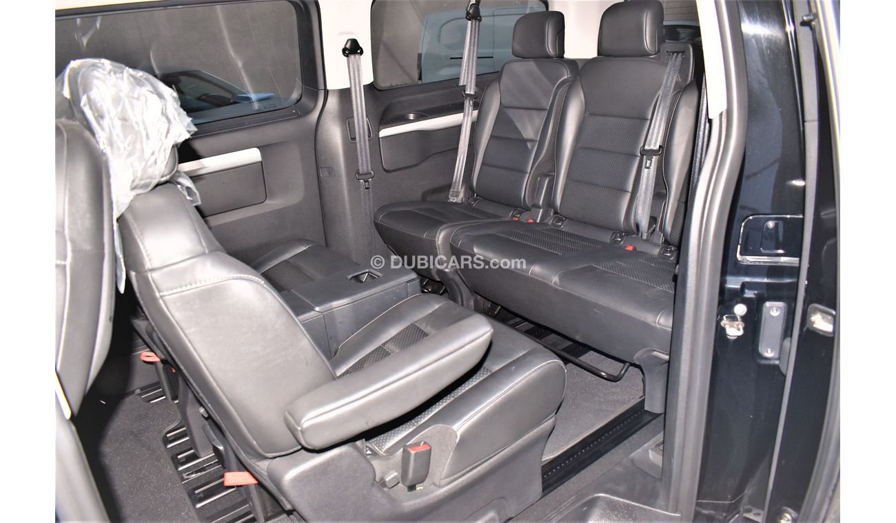 Peugeot Traveller AED 2448 PM | 2.0L L3 VIP BUSINESS GCC WARRANTY UP TO 2025 OR 100K KM