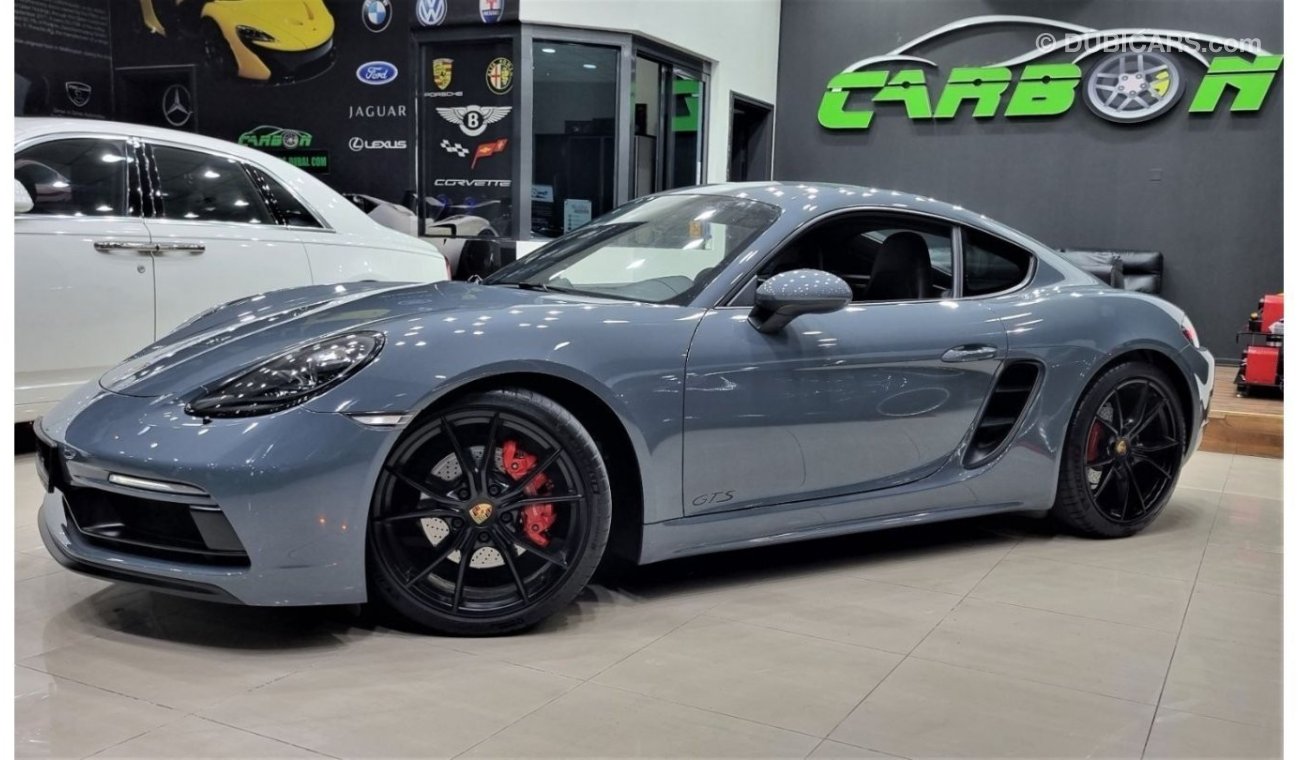 بورش كايمان 718 PORSCHE CAYMAN 718 GTS IN PERFECT CONDITION WITH ONLY 22K KM FULL SERVICE HISTORY FOR 295K AED