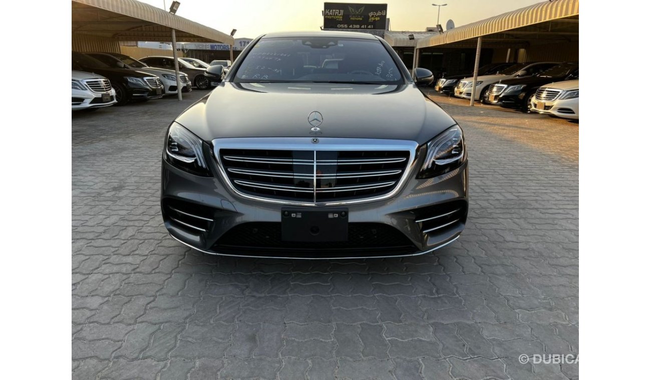 مرسيدس بنز S 560 اكسكلوسيف نسخة S 560L 2018 مستورد من اليابان اوراق جمارك