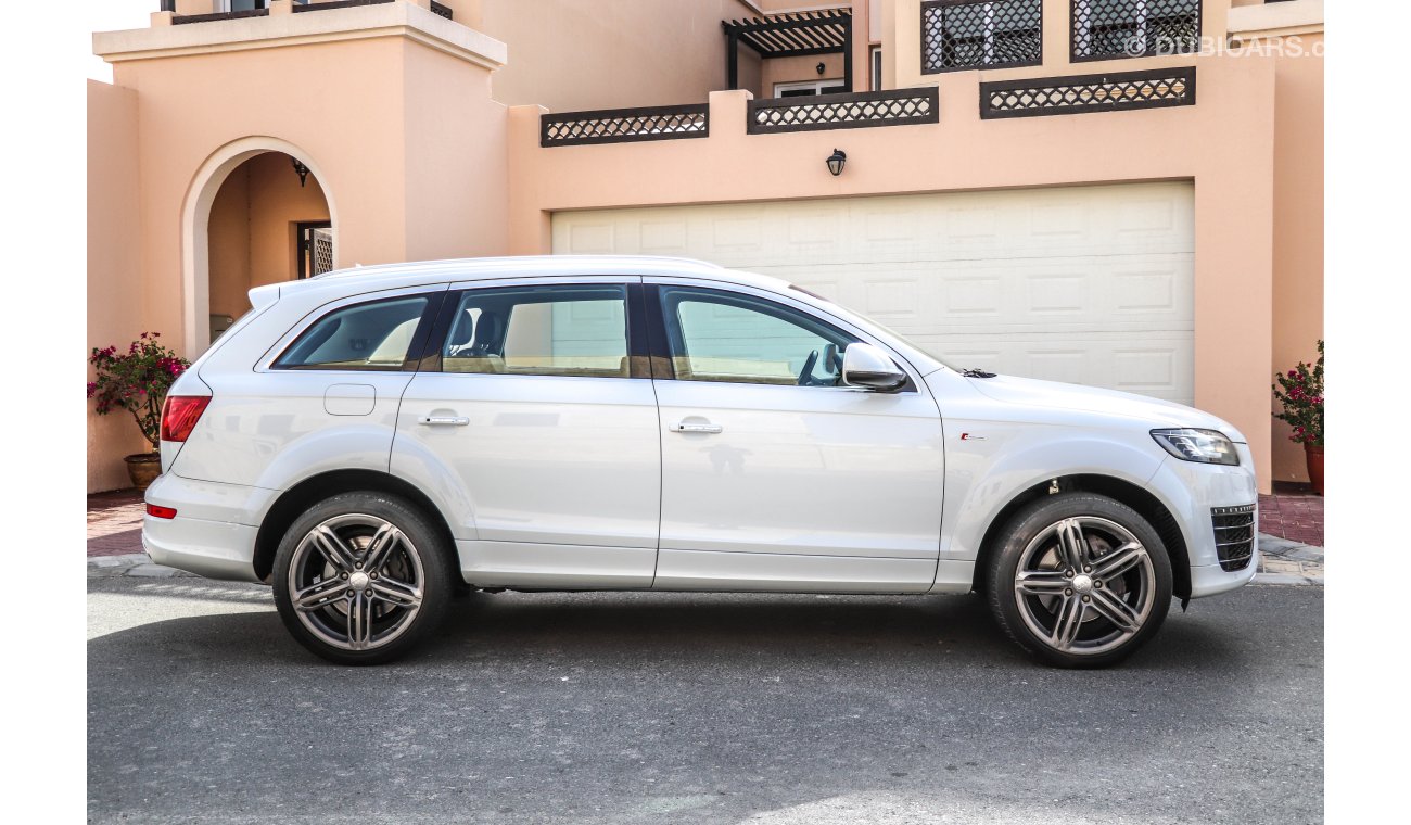 Audi Q7 S-line Luxury (W12) under warranty & zero down payment