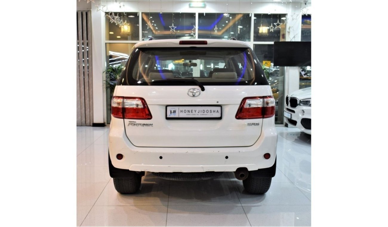Toyota Fortuner EXCELLENT DEAL for our 4 Cylinder Toyota Fortuner 2010 Model!! in White Color! GCC Specs