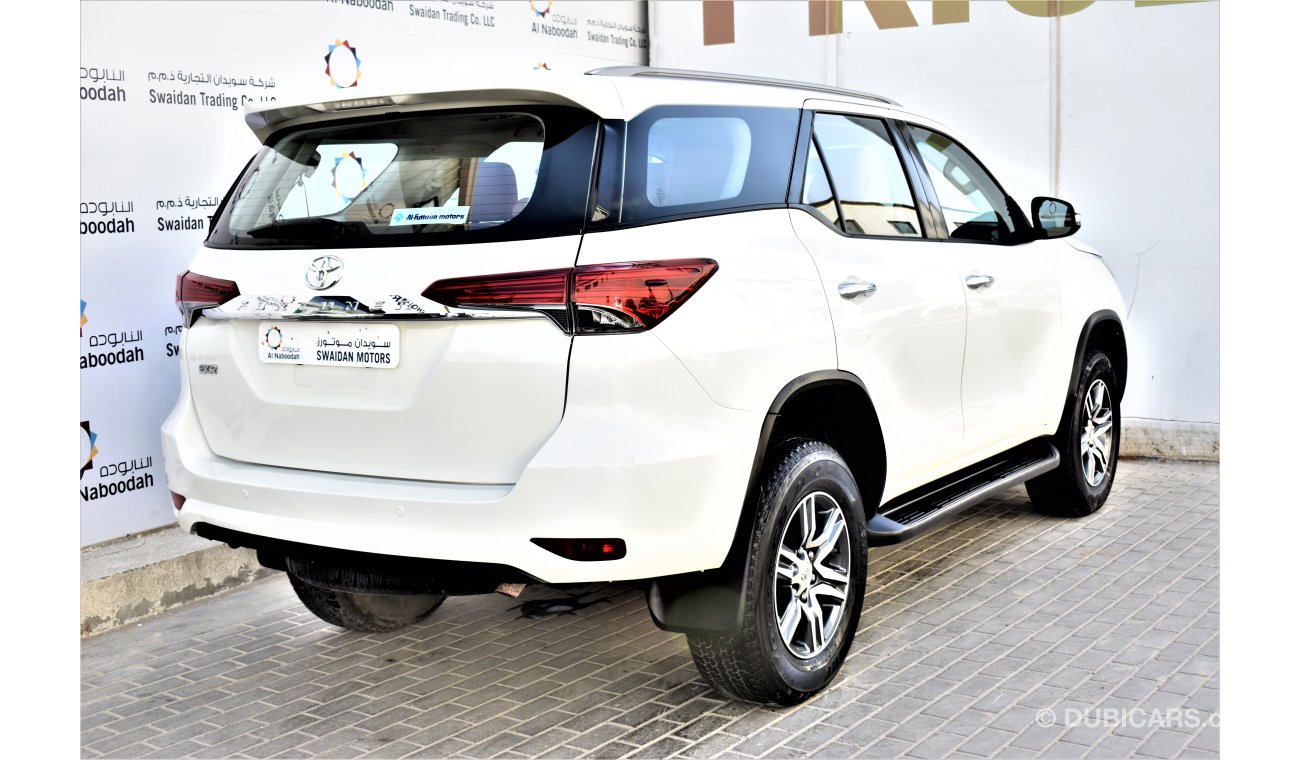 تويوتا فورتونر 2.7L EXR 2016 GCC GCC 1YR/20K SERVICE CONTRACT DEALER WARRANTY