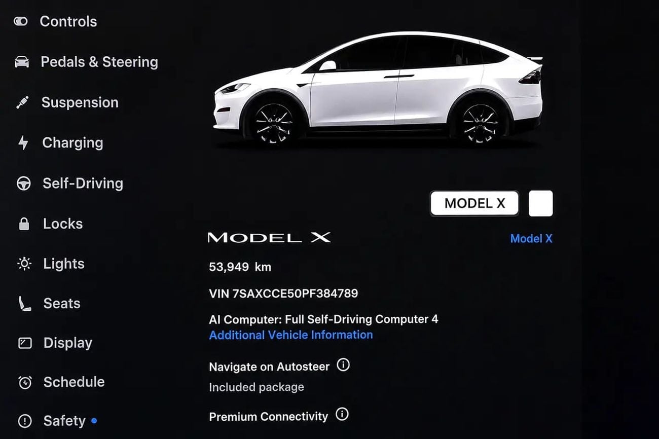 Tesla Model X LONG RANGE - GCC Specs - Pristine Condition