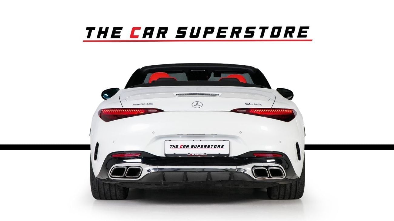 مرسيدس بنز SL 63 AMG 4 MATIC Plus-Low Mileage-Exclusive Color