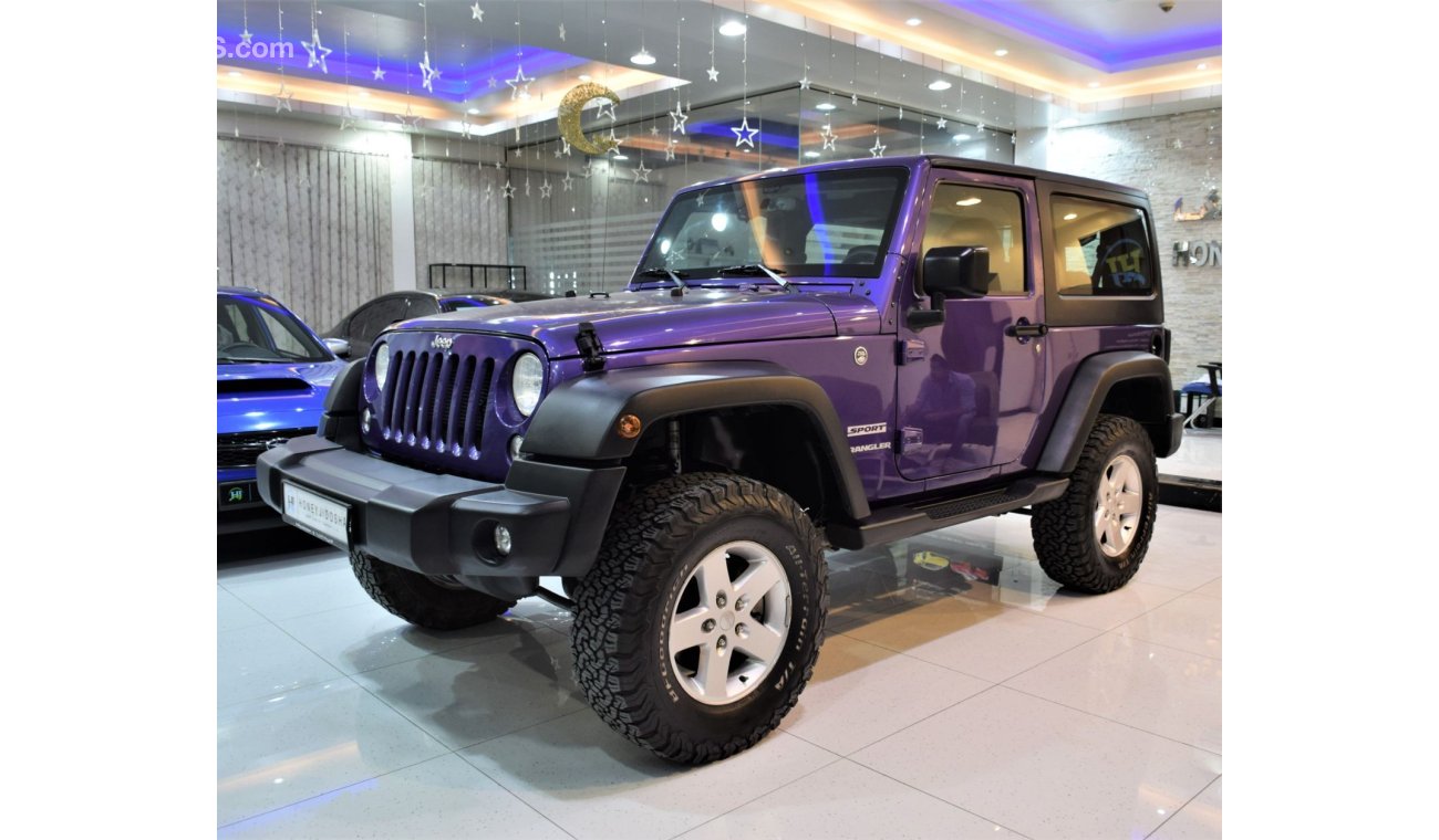 جيب رانجلر EXCELLENT DEAL for our Jeep Wrangler Sport 2017 Model!! in Purple Color! GCC Specs