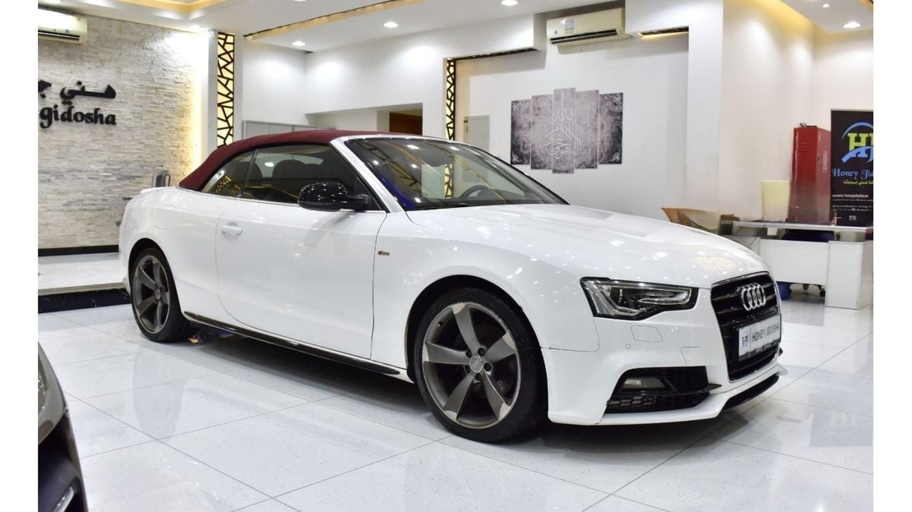 Audi A5 EXCELLENT DEAL for our Audi A5 35TFSi S-Line Convertible ( 2016 Model ) in White Color GCC Specs