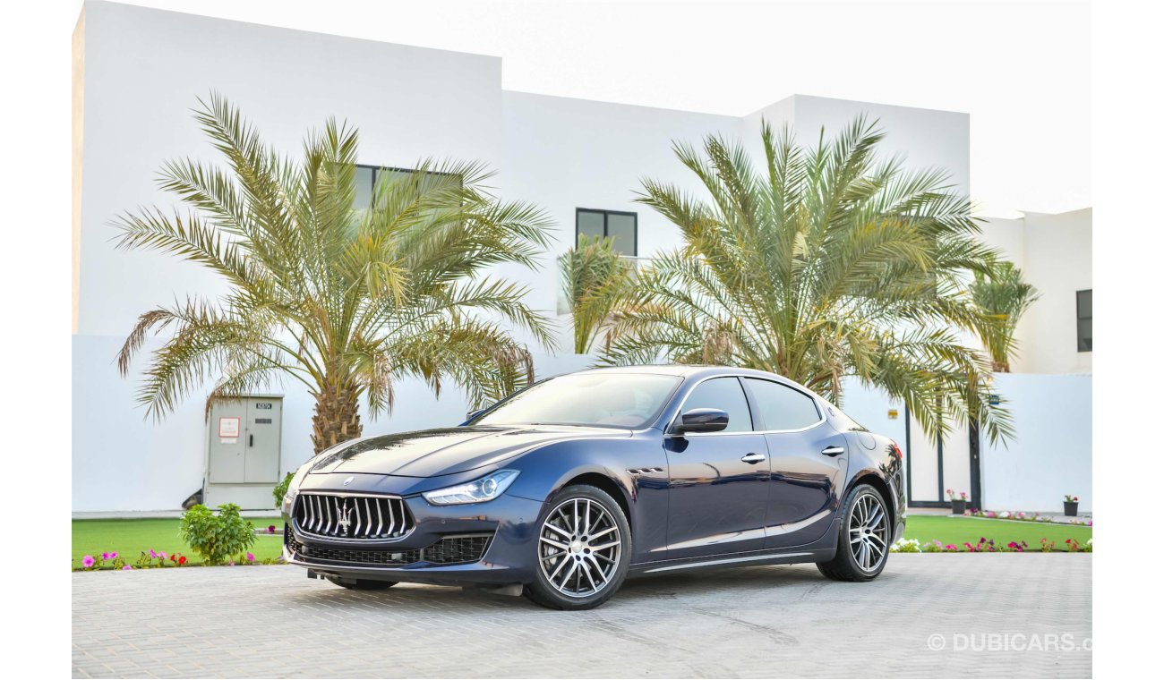 Maserati Ghibli - Like Brand New Condition - Agency Warranty - AED 3,310 Per Month - 0% DP