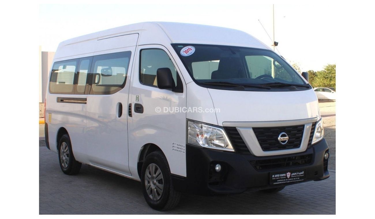 نيسان أورفان لوحة فان  سقف عالي نيسان اورفان هاي روف خليجي 2019 بحالة ممتازة