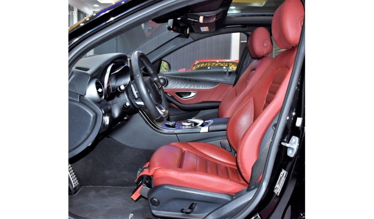 Mercedes-Benz C 200 EXCELLENT DEAL for our Mercedes Benz C200 ( 2017 Model ) in Black Color GCC Specs