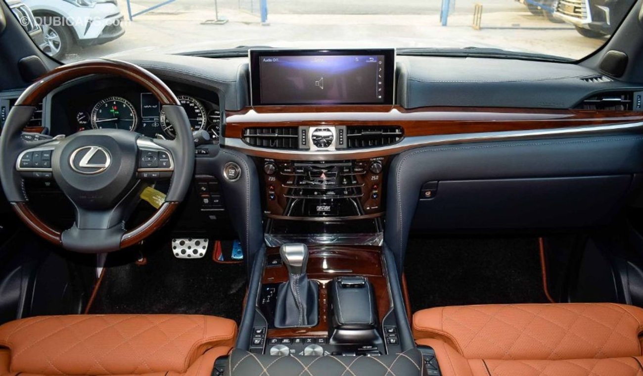 لكزس LX 570 Super Sport 5.7L Petrol with MBS Autobiography Seat with Samsung Digital Safe