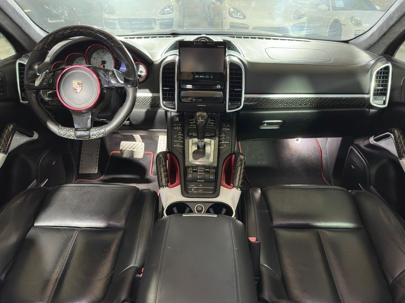 Porsche Cayenne Turbo 4.8L (500 HP) | MANSORY CARBON BONNET | MANSORY CARBON INTERIOR | VOSSEN 22 INCH ALLOY WHEELS