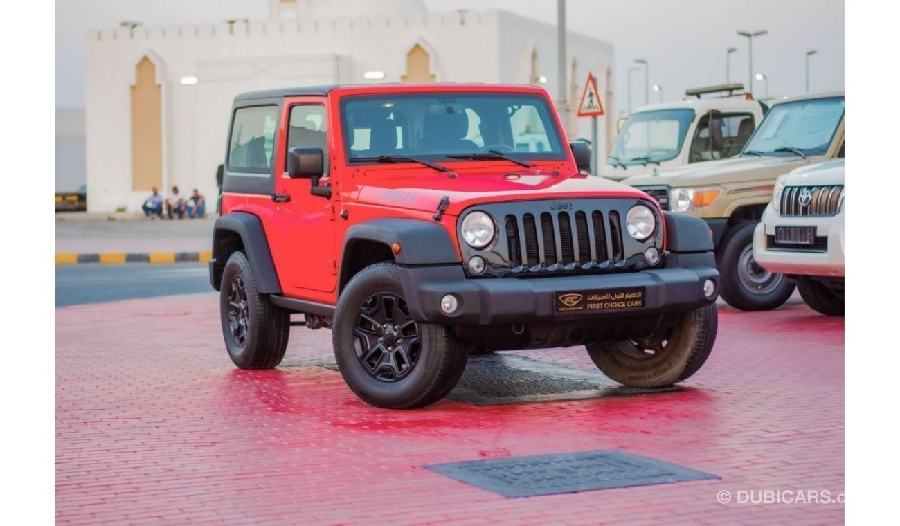 Jeep Wrangler Unlimited Willys Wheeler 2017 | JEEP WRANGLER WILLYS | 4WD 3.6L V6 | GCC | VERY WELL-MAINTAINED | SP