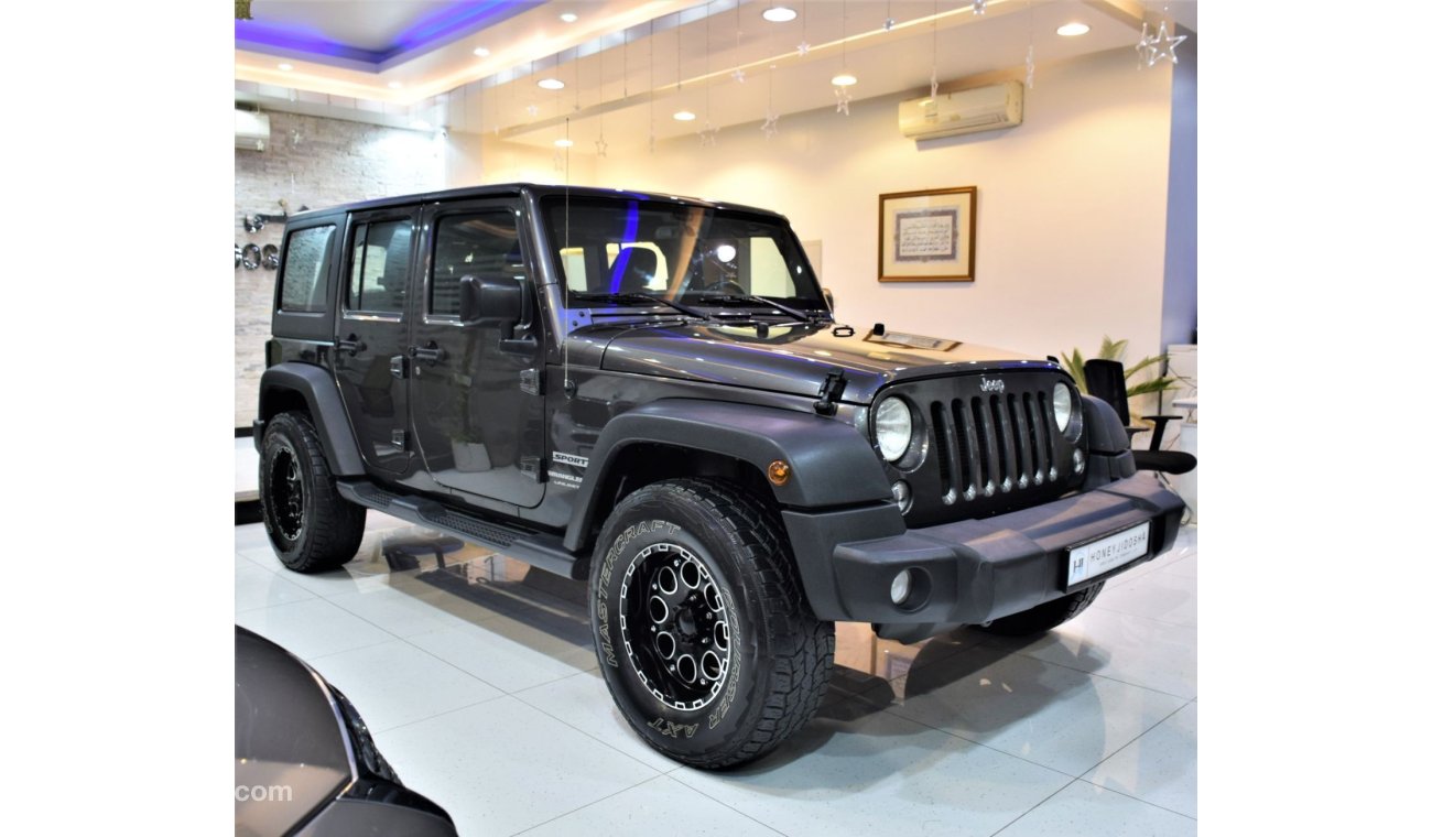 جيب رانجلر LOW MILEAGE ONLY 30,000KM PERFECT CONDITON! Jeep Wrangler JK Unlimited Sport 2018 GCC Specs