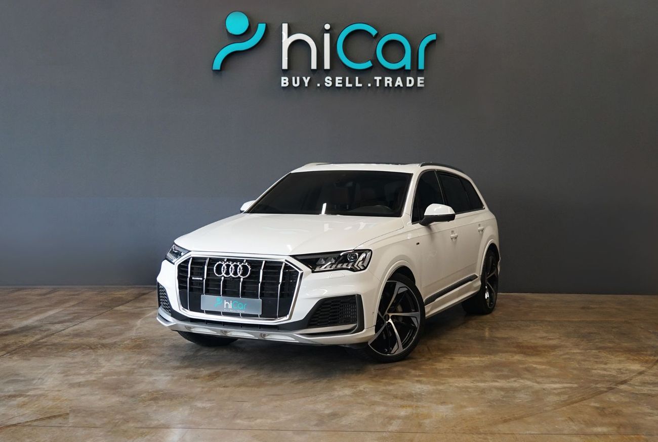 Audi Q7 55 TFSI quattro S-Line 3.0L AED 3,257 pm • 0% Downpayment • Q7 55TFSI S-Line • 1 Year Warranty