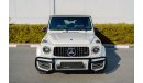 Mercedes-Benz G 63 AMG 4.0 V8 | MBS Gewinner Seat | 2019 | GCC Specs