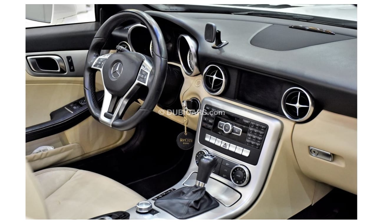 Mercedes-Benz SLK 250 EXCELLENT DEAL for our Mercedes Benz SLK 250 ( 2012 Model ) in White Color GCC Specs