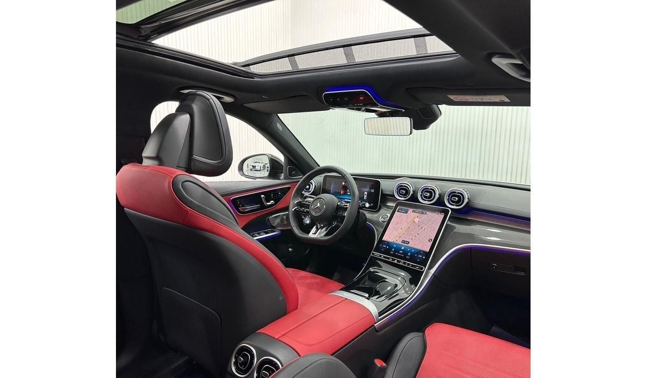 مرسيدس بنز سي 43 ايه ام جي 2.0L 2023 Mercedes Benz C43 AMG 4MATIC, May 2028 Mercedes Warranty, May 2025 Mercedes Service Pack,