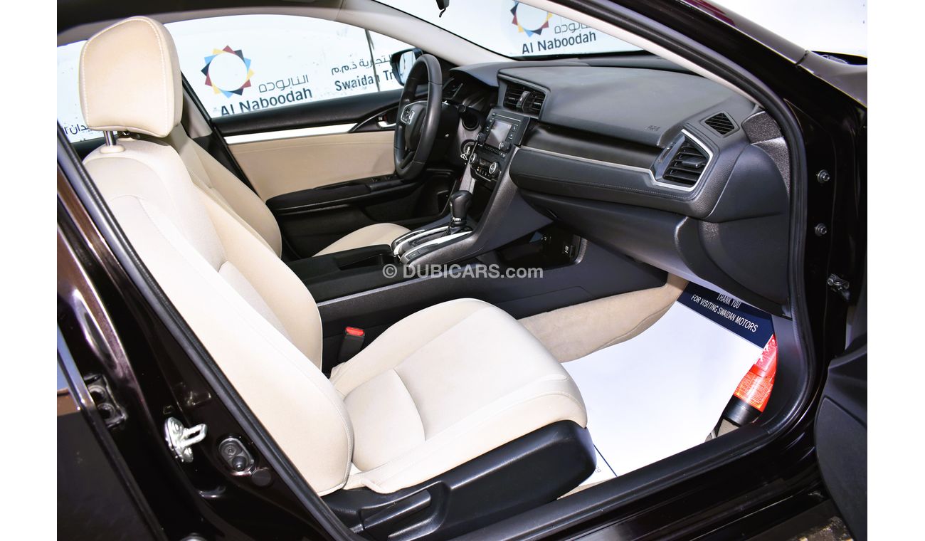 Honda Civic AED 959 PM | 1.6L DX GCC DEALER WARRANTY