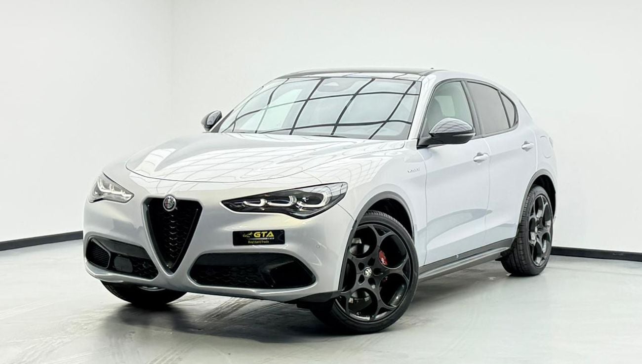 ألفا روميو ستيلفيو 2025 Alfa Romeo Stelvio Q4 Veloce, 5 Years Warranty + Service Pack, Delivery Kms, Fully Loaded, GCC