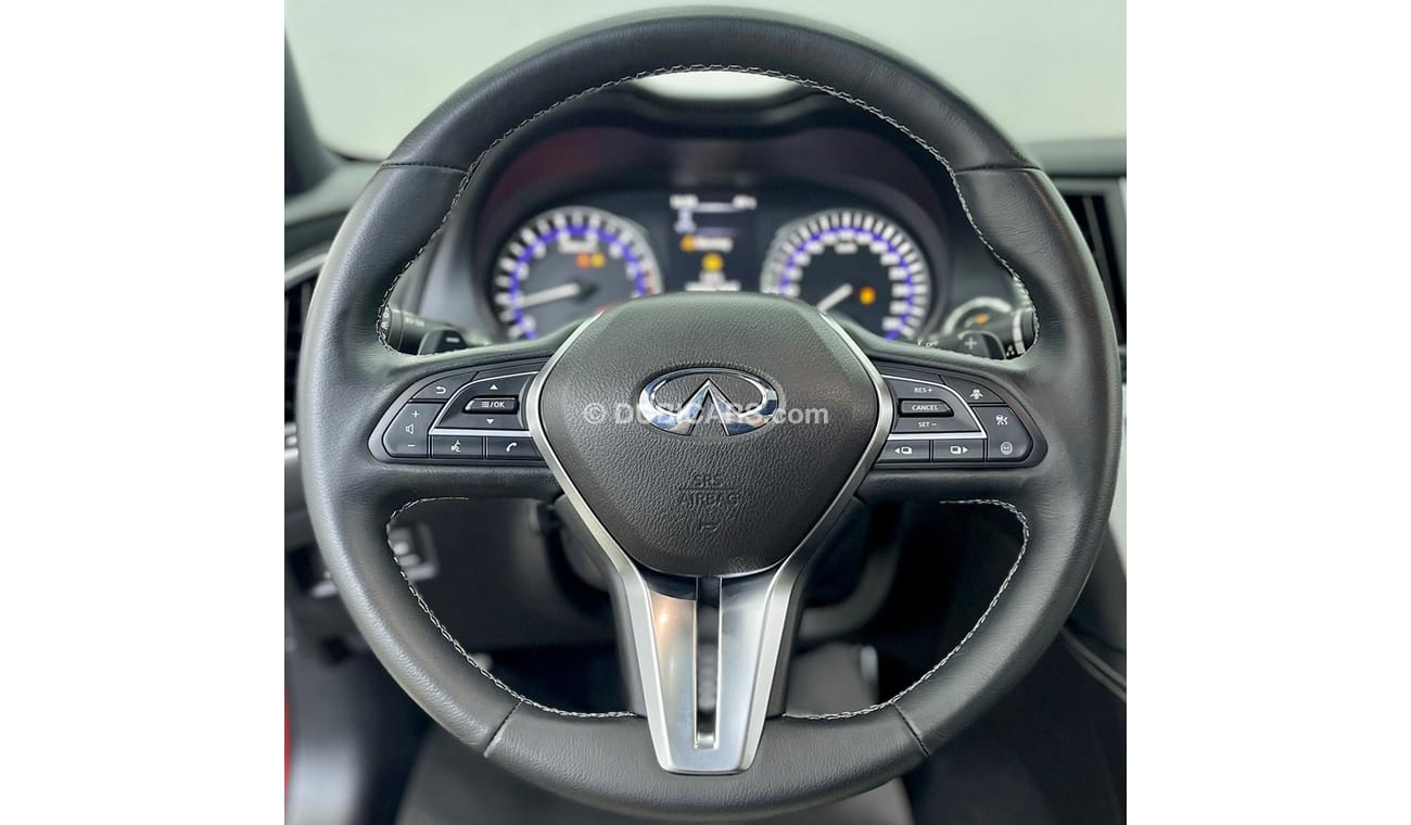 Infiniti Q60 Red Sport 2019 Infiniti Q60 S Red Sport, Full Infiniti Service History, Warranty, Low Kms, GCC