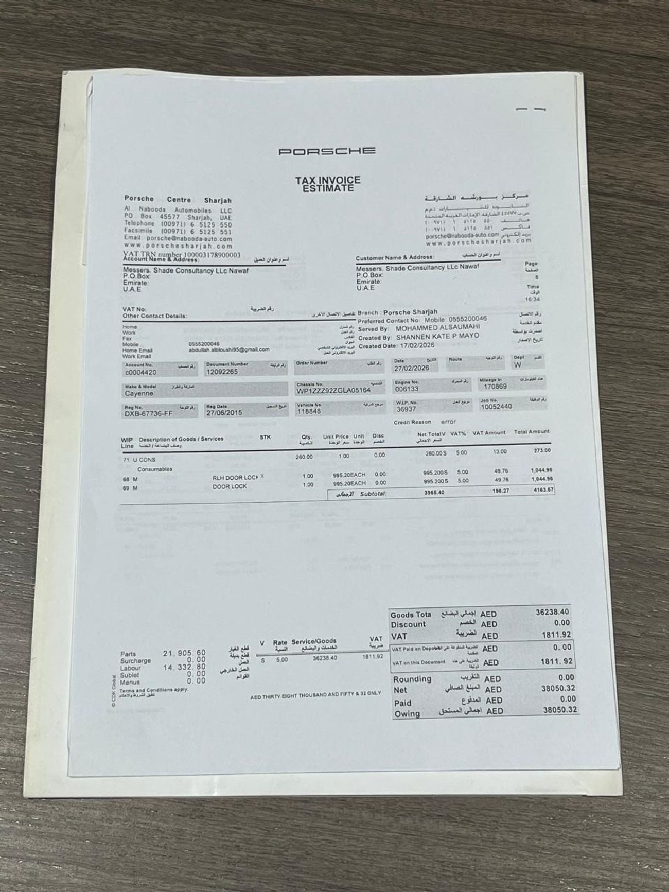 Porsche Cayenne STANDARD