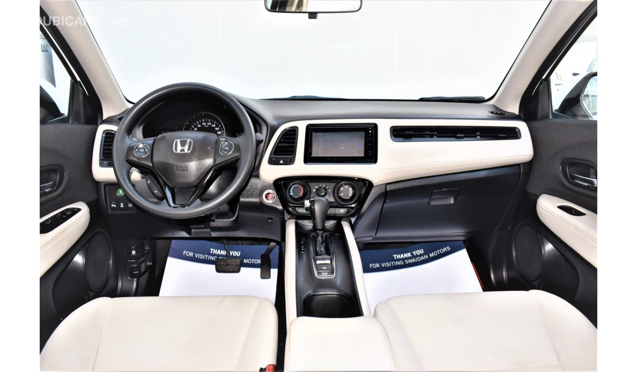 Honda HR-V AED 1370 PM | 1.8L LX GCC DEALER WARRANTY