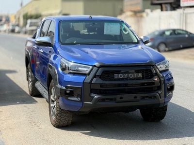 تويوتا هيلوكس Toyota Hilux 2018Model 2.8 Diesel Engine 4x4 Double cab Colour Blue push start Transmission Automati