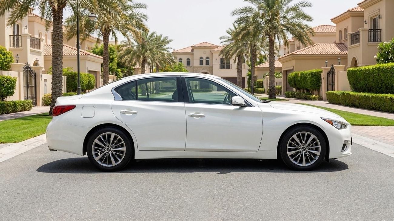 Infiniti Q50 LUXE 2024 | AED 1249/Month | 0 DP | 30 Day Return | Warranty | Service History