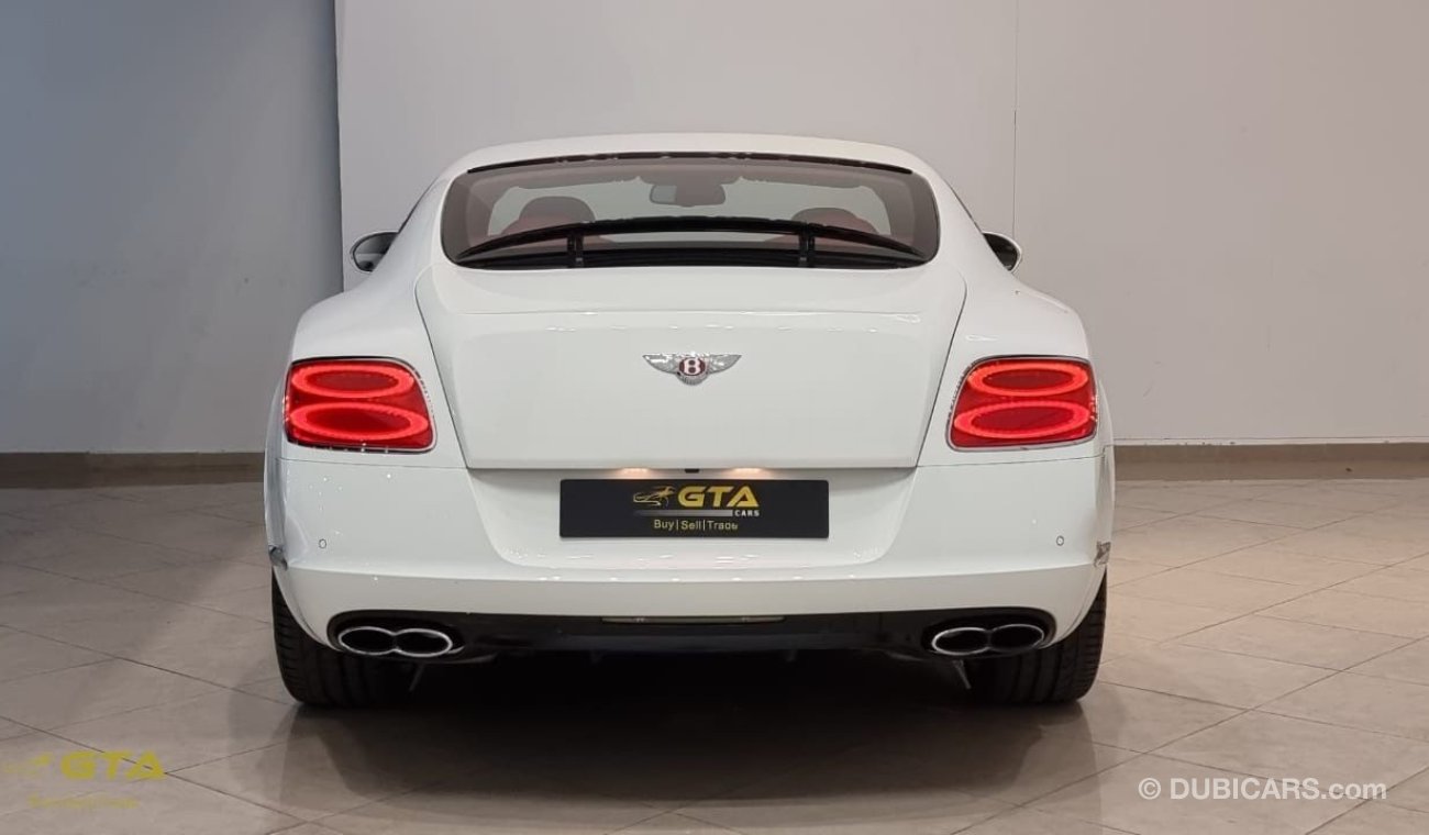 Bentley Continental GT 2015 Bentley Continental GT, Warranty-Service History, GCC