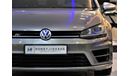 Volkswagen Golf THE MOST IN DEMAND HATCH BACK! Volkswagen Golf R 2015 Model!! in Grey Color! GCC Specs