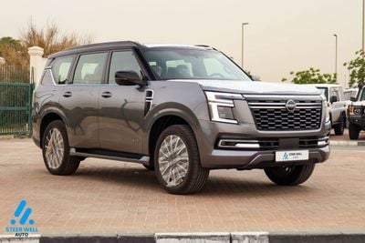 Nissan Patrol LE PLATINUM CITY 2026 | GCC | 3.5L V6 | AWD | 9AT | Red Interior | Height Control | Export Only