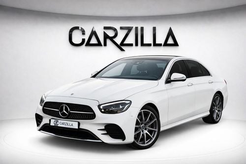 Mercedes-Benz E200 2.0L AED 3,329 / Monthly l 0% Down Payment l E200 AMG l Gargash Warranty till 2028