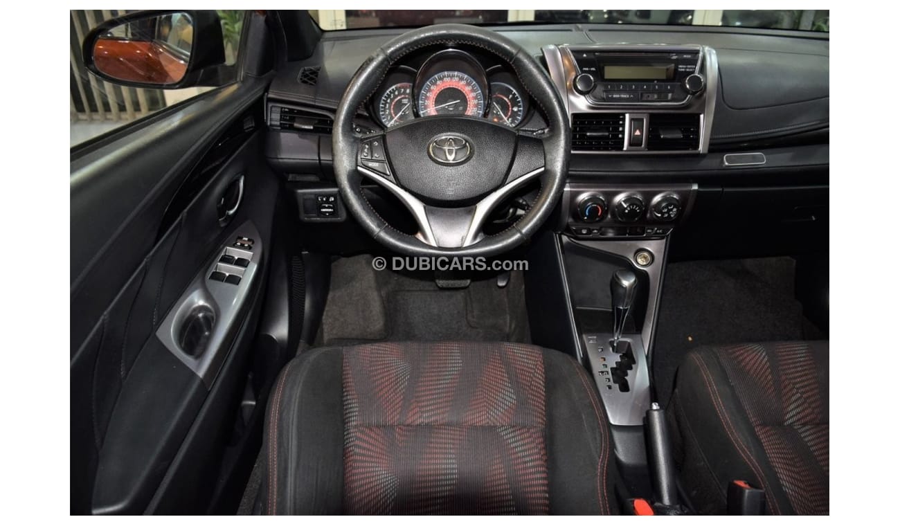 Toyota Yaris EXCELLENT DEAL for our Toyota Yaris SE 1.5L 2015 Model!! in Orange Color! GCC Specs