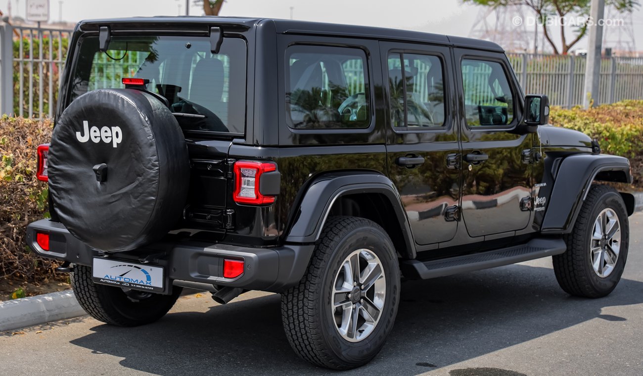 Jeep Wrangler Unlimited Sahara V6 , GCC , 2022 , 0Km , With 3 Yrs or 60K Km WNTY @Official Dealer