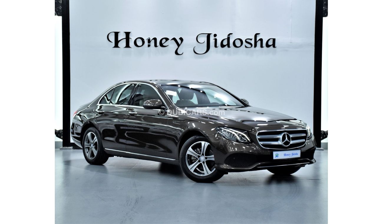 مرسيدس بنز E200 EXCELLENT DEAL for our Mercedes Benz E200 ( 2017 Model ) in Brown Color GCC Specs