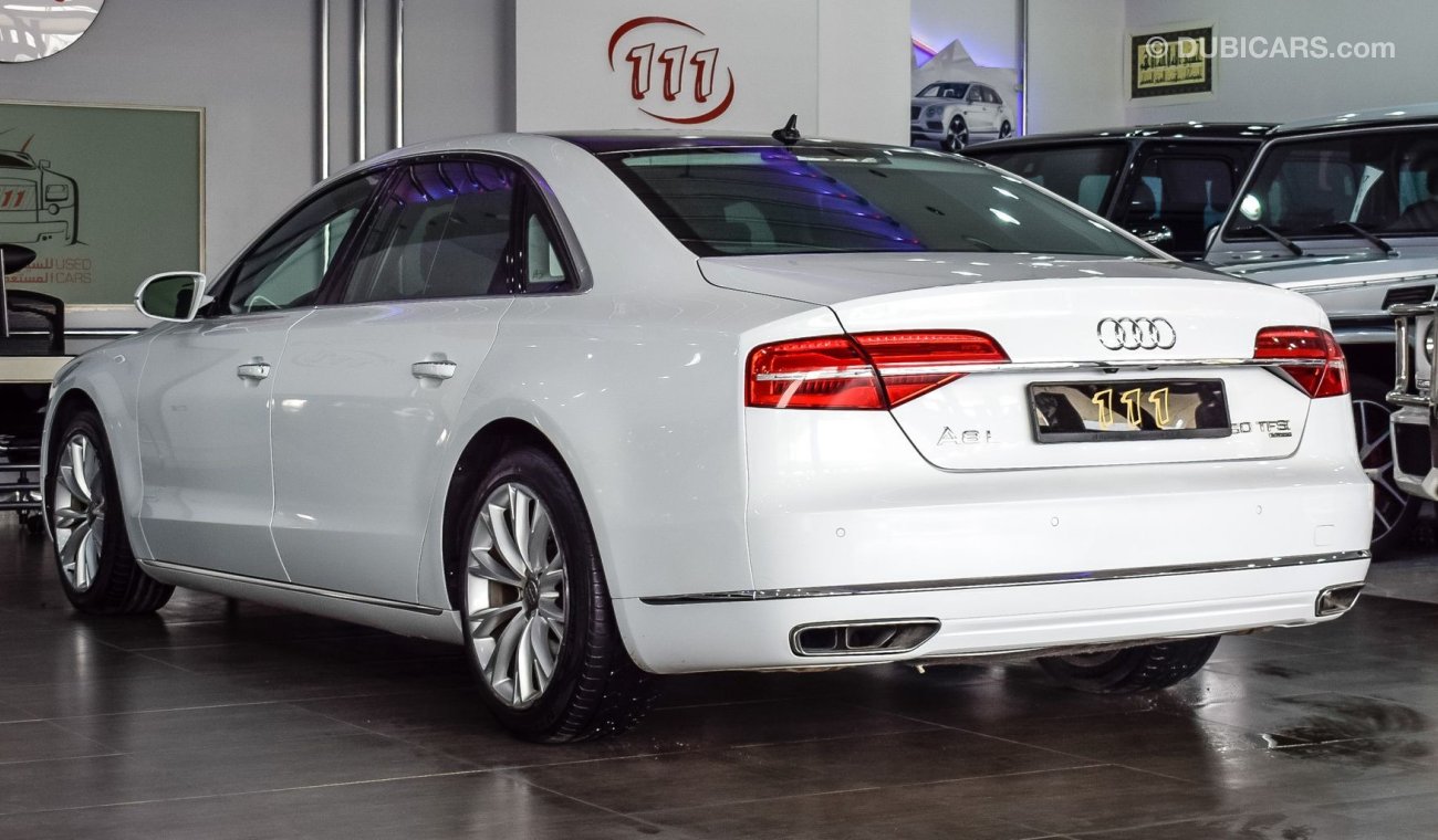 Audi A8 L 50 TFSI quattro - V6 / GCC Specifications