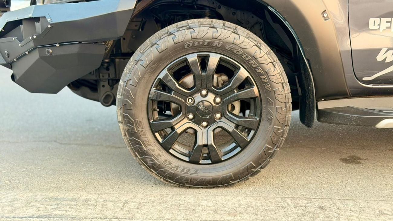 فورد رانجر MODIFIED FULLY OFF-ROAD WILDTRAK | HEAVY DUTY FRONT BUMPER WITH YELLOW LED SPOT LIGHTS | ADVENTURE R