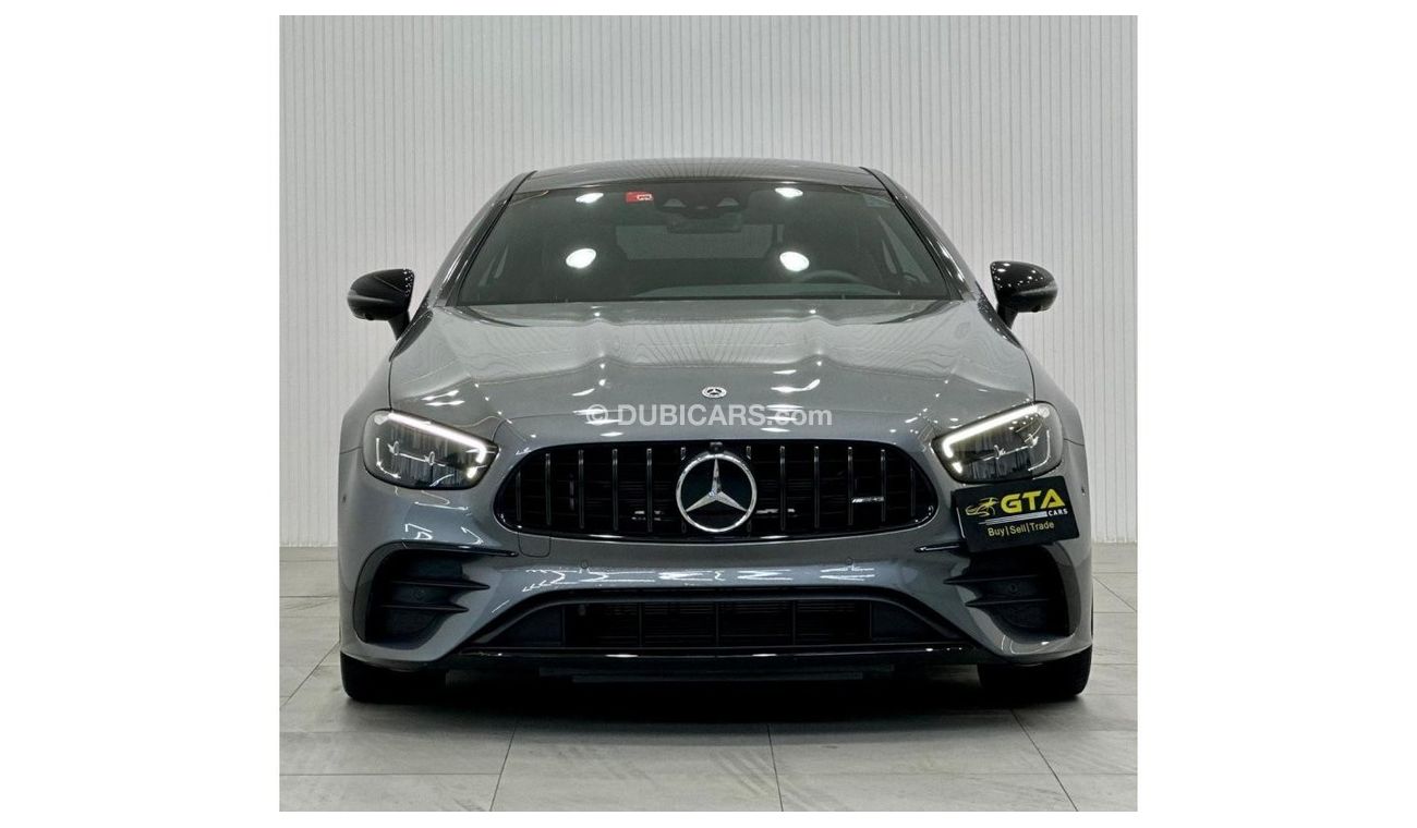 Mercedes-Benz E53 4MATIC+ 2022 Mercedes-Benz E-53 Coupe AMG,2027 April Mercedes Warranty+Service Contract,FSH,Low Kms,