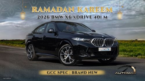 BMW X6M xDrive 40i 3.0T 2026 GCC 0Km With 2 Years Unlimited Mileage Warranty @Official Dealer