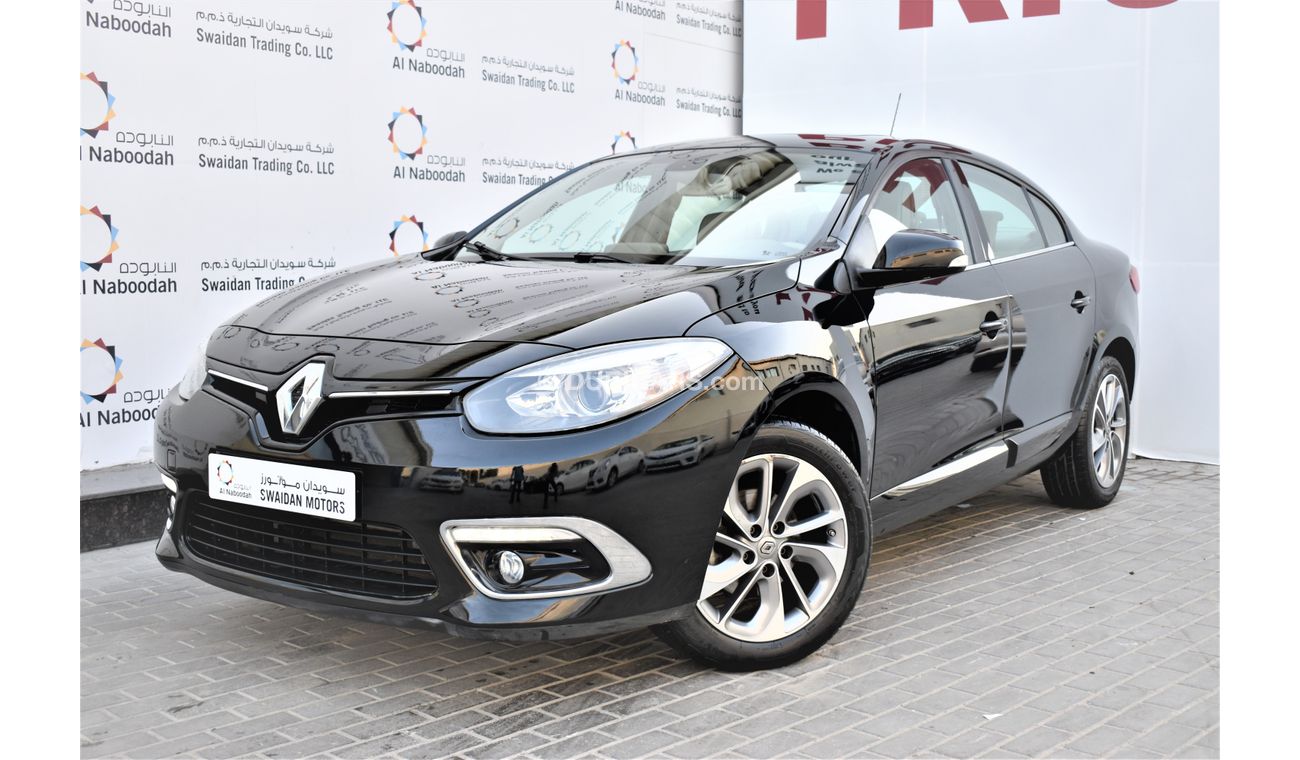 Renault Fluence AED 547 PM | 2.0L LE GCC DEALER WARRANTY