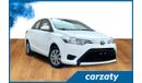 Toyota Yaris 2017 Toyota Yaris SE 1.5L 4Cyl 109hp//LOW KM // AED 490 /Month //ASSURED QUALITY